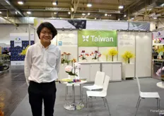 Noah Chen of Taiwan Floriculture Exports Association.